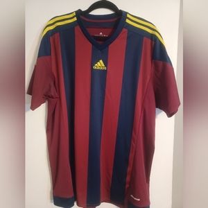 Adidas men climacool jersey/sport v neck